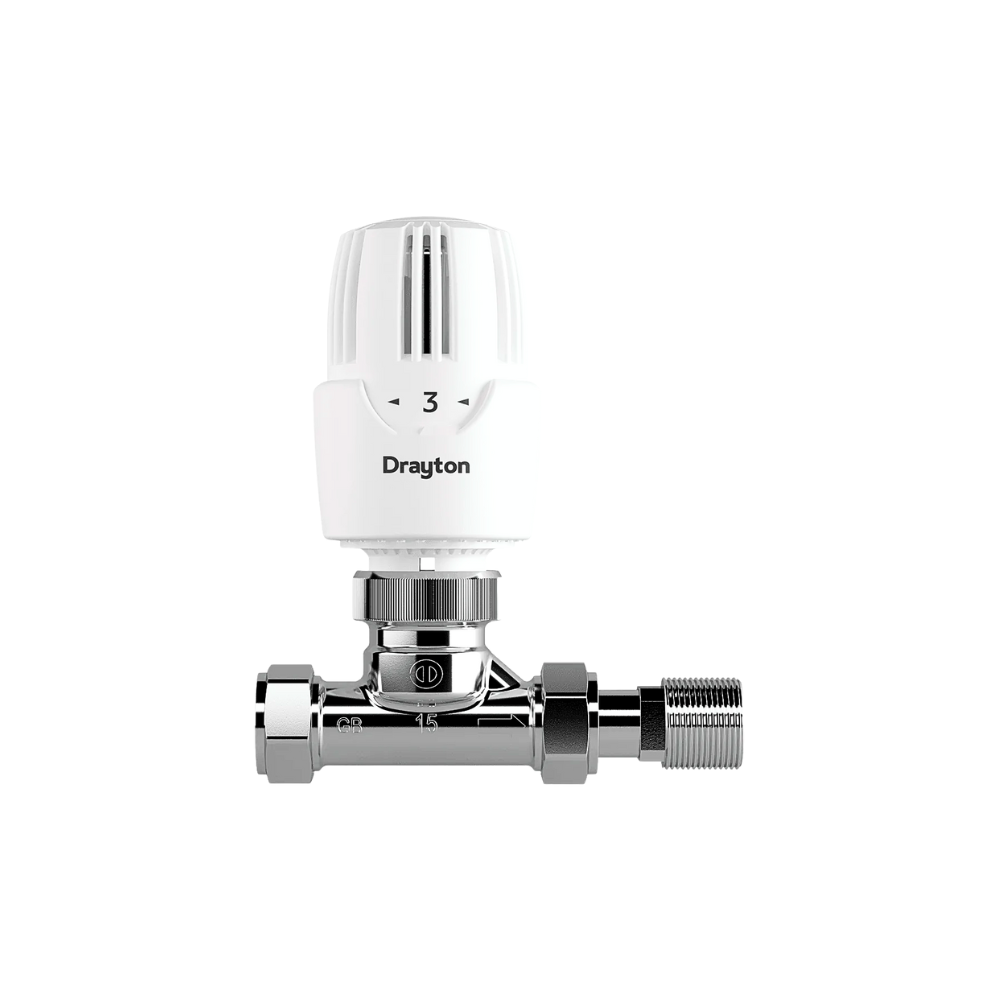 Drayton Auto-Balancing RT414 & 15mm Straight Lockshield (10 10 561)