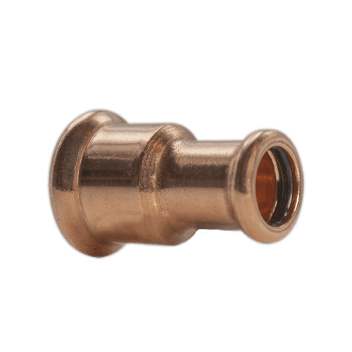 28mm x 22mm Copper Press Fit Reduced Coupler (M Press)