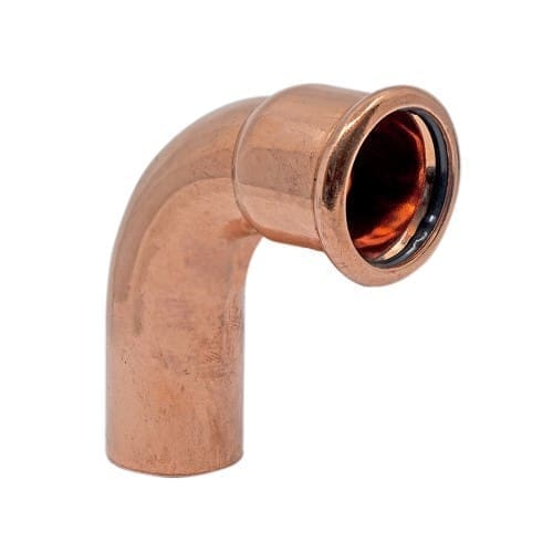 22mm Copper Press Fit 90° Street Elbow (M Press)