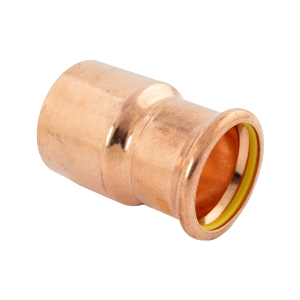 22mm x 15mm Gas Copper Press Fit Fitting Reducer (M Press)