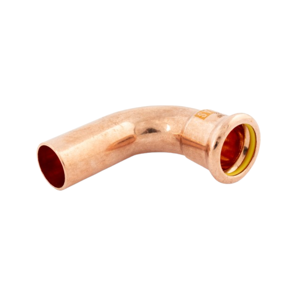 22mm Gas Copper Press Fit 90° Street Elbow (M Press)