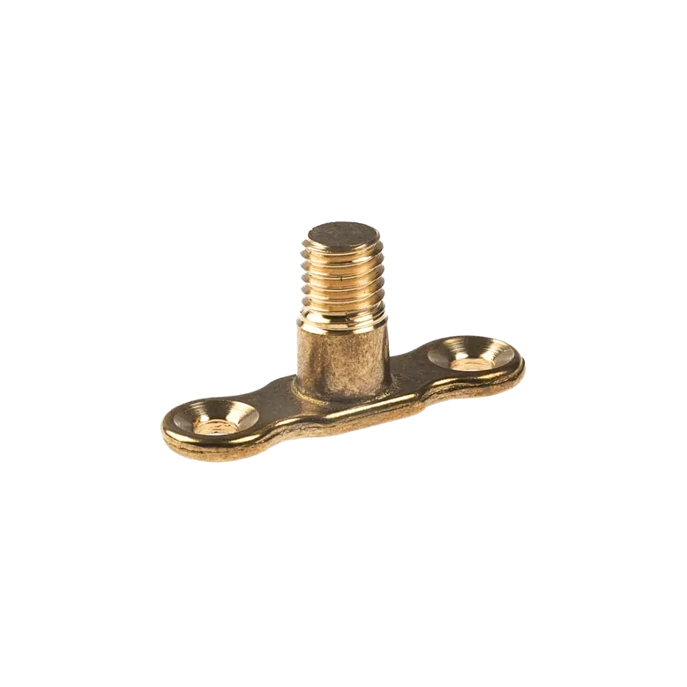 Brass Male Backplate (M10 Thread) (50 per bag)