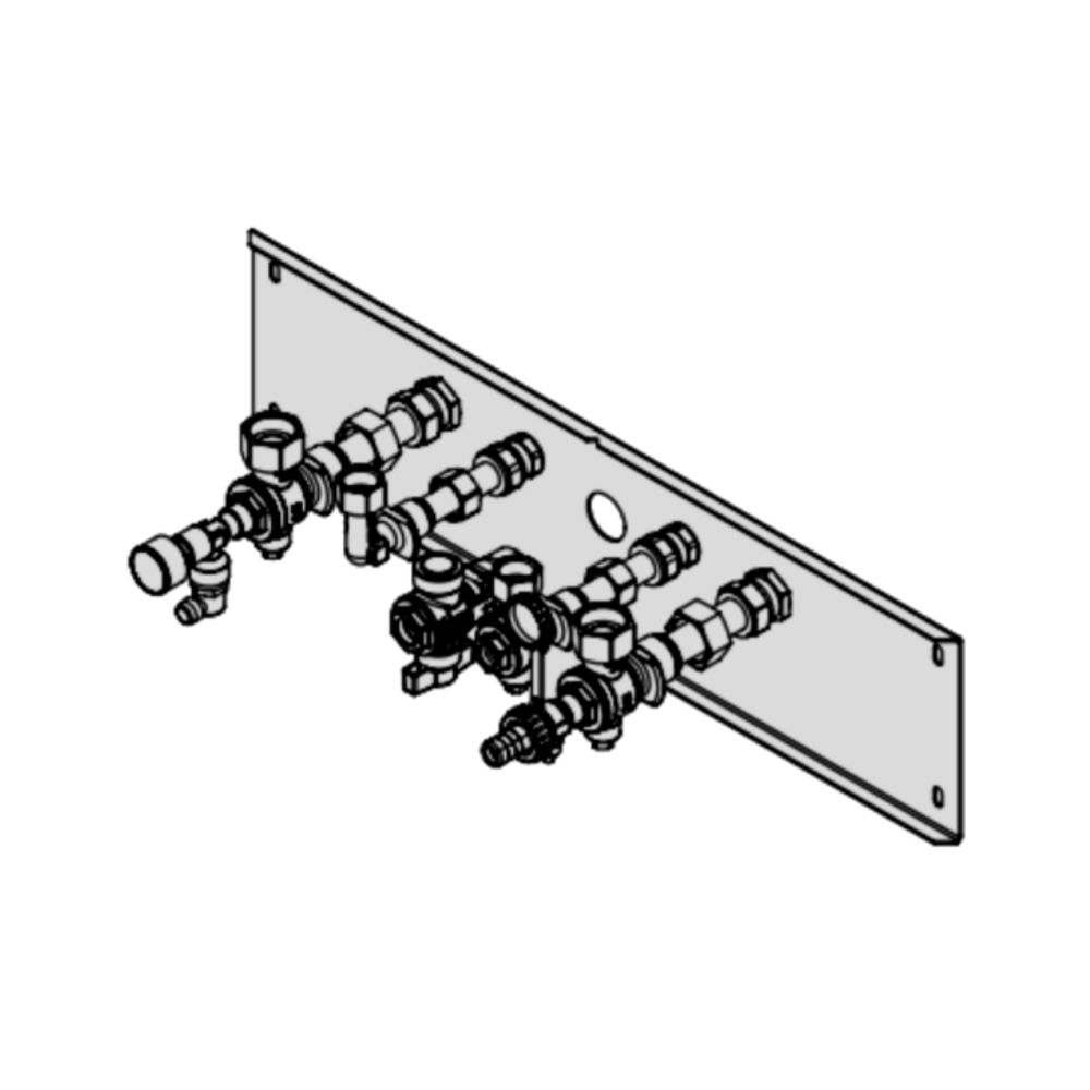 Viessmann Vitodens 200-W Combi Flush Mounting Valves/Fittings Pack (7690556) ZK049264926