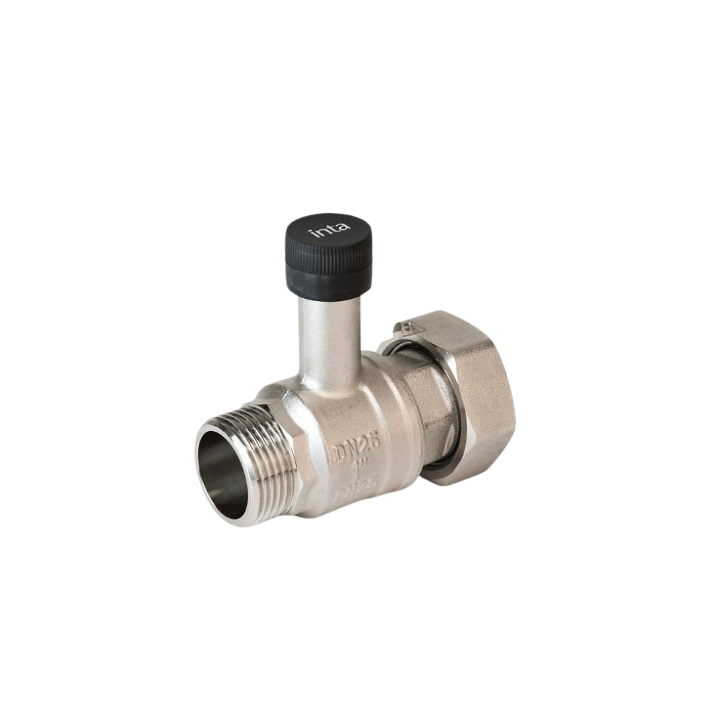 Intatec 1.25" Female Swivel x 1" Male Flat Face Heat Pump Isolation Valve (K-Type - HPBV114) - Image 2