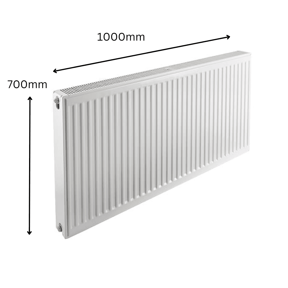 Prorad Double Convector Radiator 700mm x 1000mm (Type 22/K2)