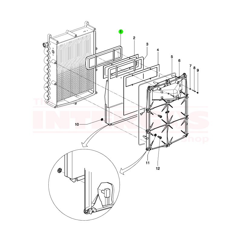 Intergas Burner Knit (Was 800327 / Now 086454)