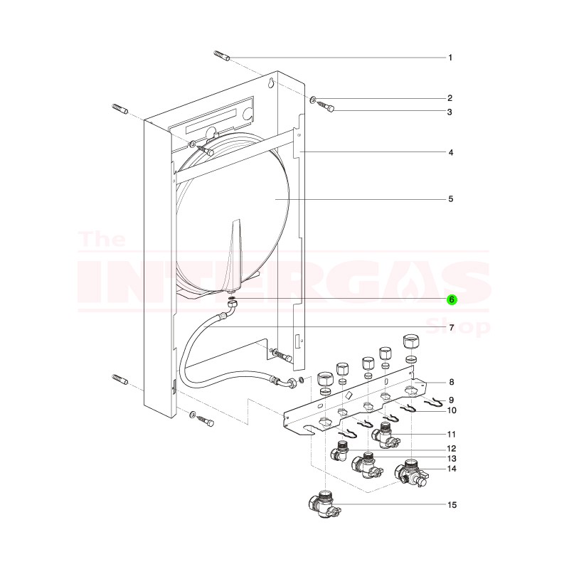 Intergas Seal Ring Fibre Washer 14mm x 9mm (875847)