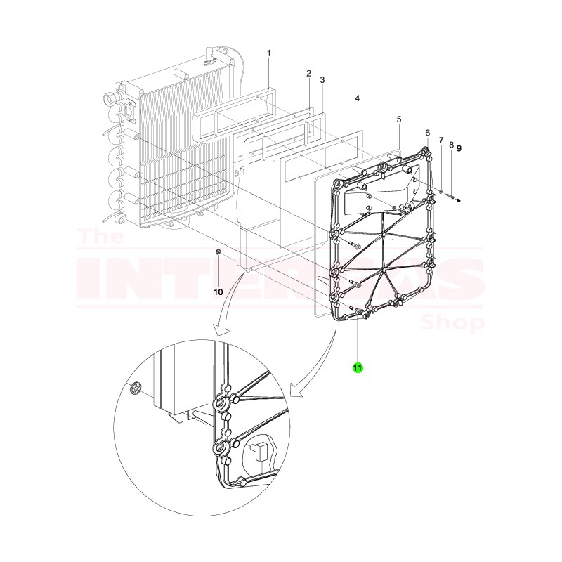 Intergas Front Plate Shoulder Bolt (305157)