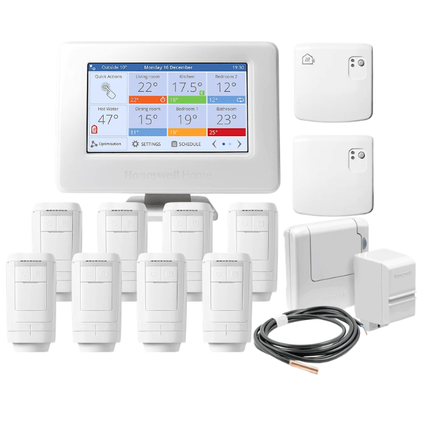Honeywell Home evohome HR91 8 Pack and Hot Water Kit