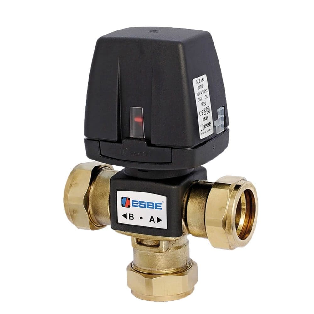 ESBE VZC263 28mm Compression Diverting Valve 6 Kvs (43061600)