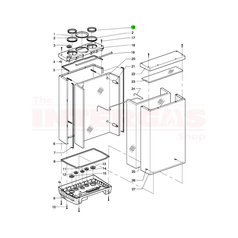 Intergas Air Connection Cap (490087) - Image 2