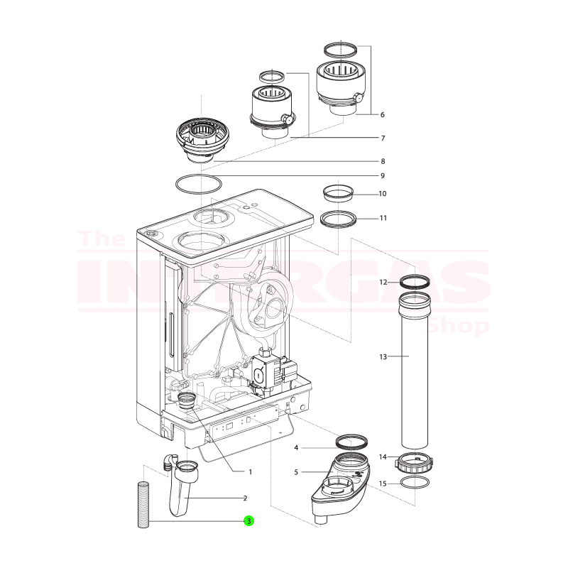 Intergas Condensate Trap (844187)