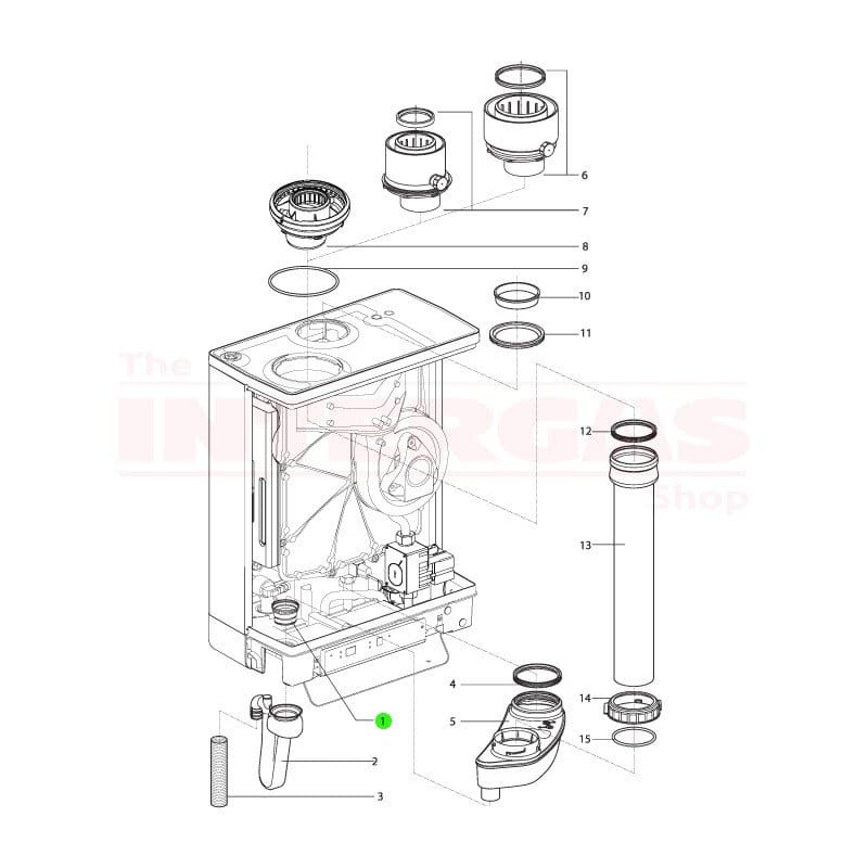 Intergas Condensate Trap Grommet (878577)