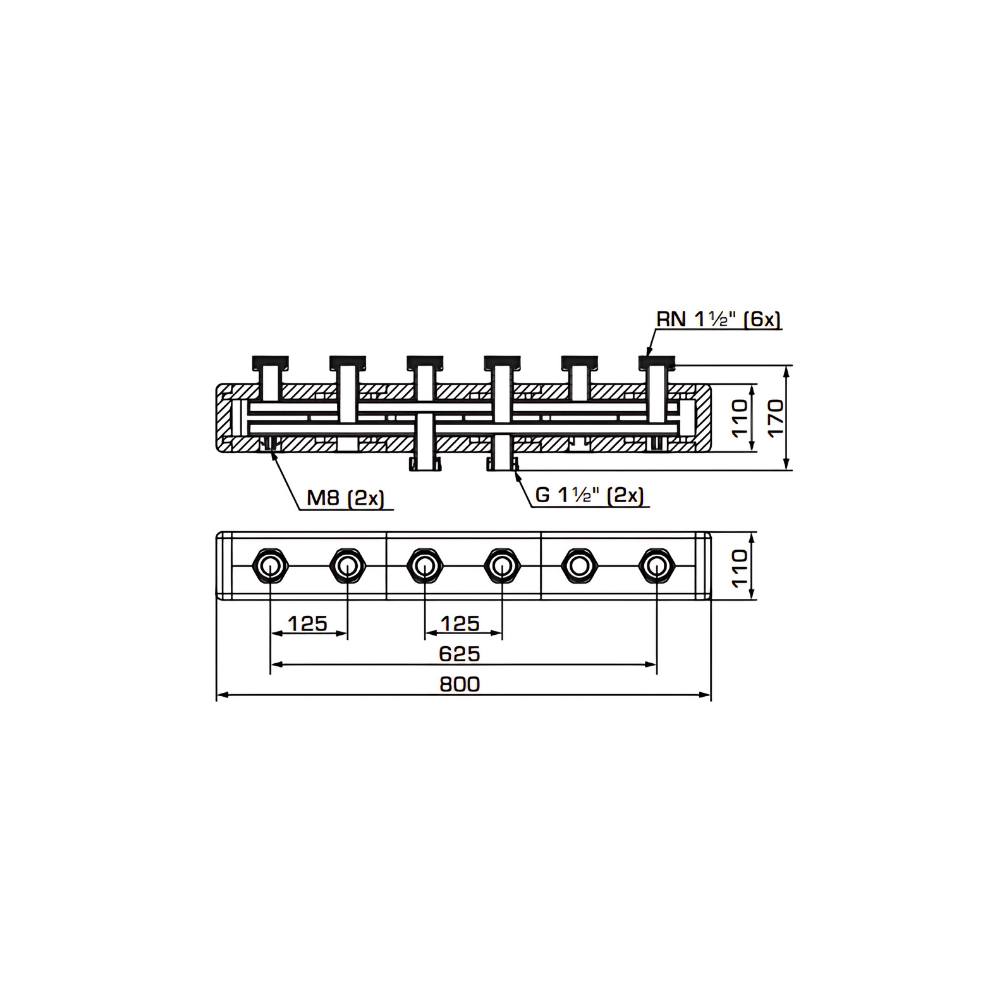 ESBE GMA431 Manifold for Pump Group (66001300) - Image 2