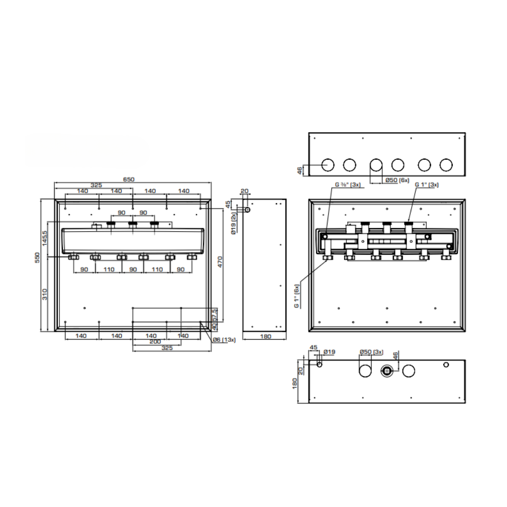 ESBE Manifold Box Series GMB600 (66000700) - Image 2