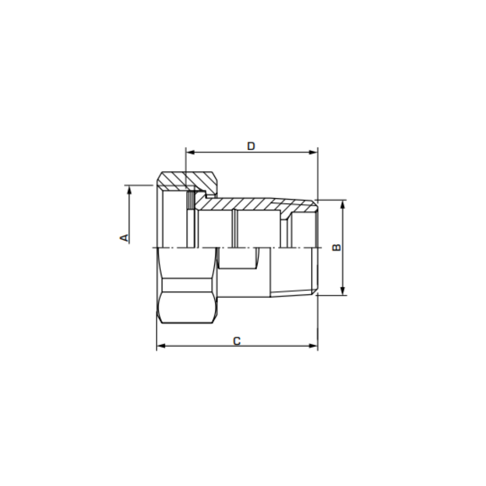 ESBE 36551700 Screw Connection Set for Externally Threaded Valves - Image 2