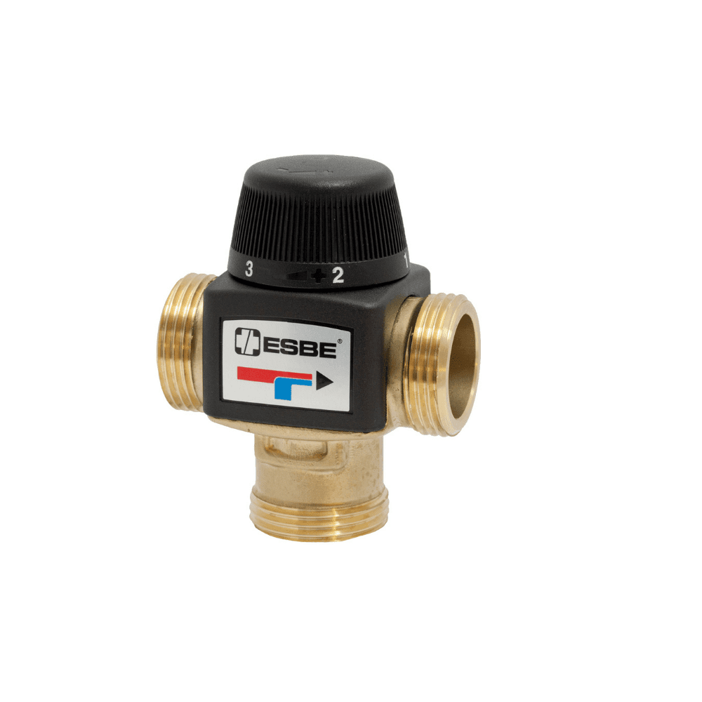 ESBE VTA372 Thermostatic Mixing Valve 1" BSP Male 3.4 Kvs (31200400)