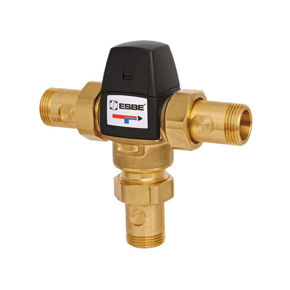 ESBE VTS552 45-65° Thermostatic Mixing Valve G1″ with Adapter R3/4″ (31740500)
