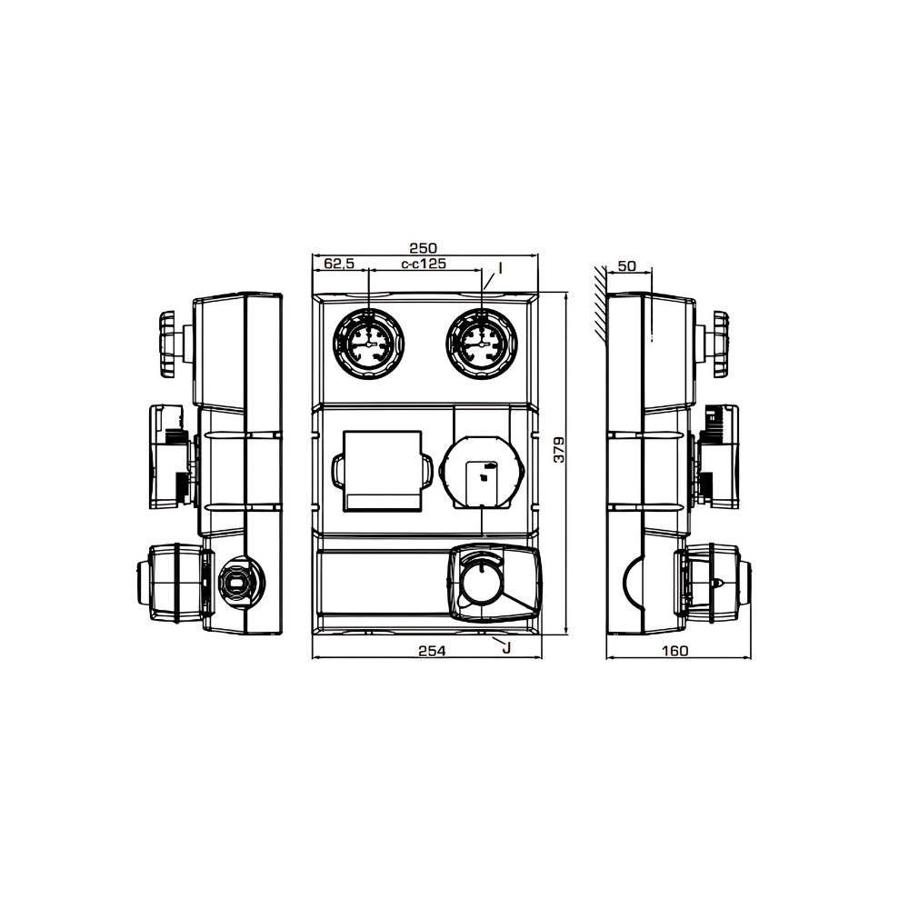 ESBE GBA211 DN25 Wilo PARA 25-130/6 Pump Group (61061100) - Image 2