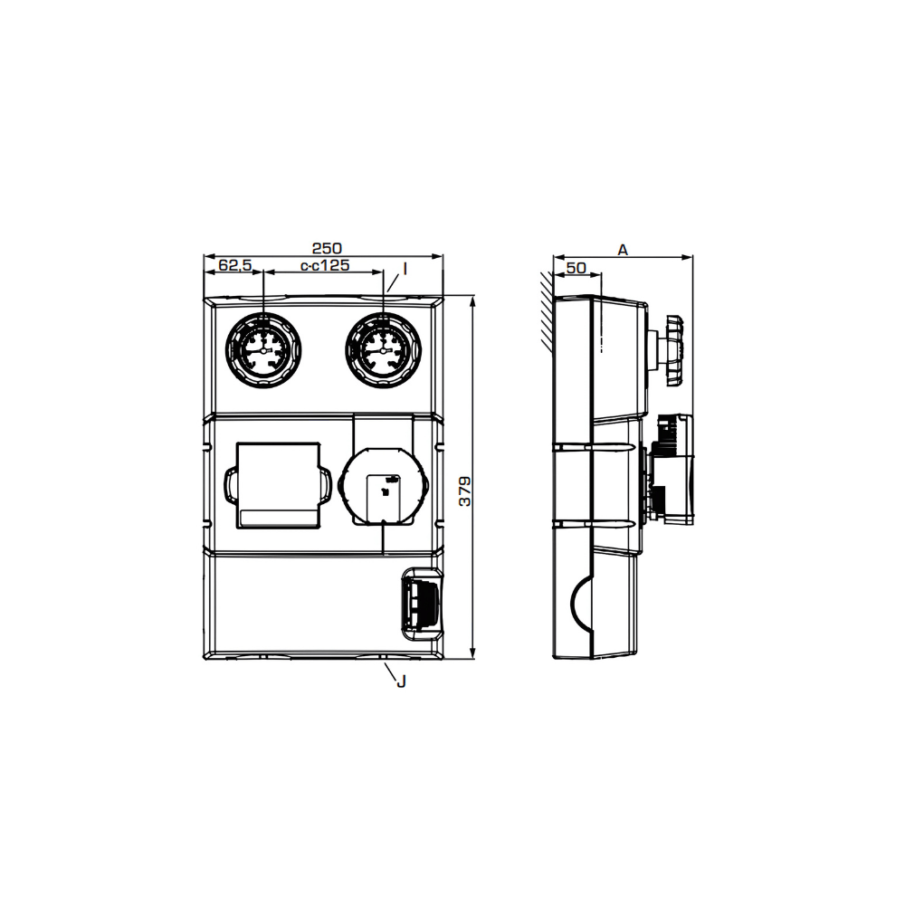 ESBE GFA211 DN25 Wilo PARA 25/6 Pump Group (61021100) - Image 2