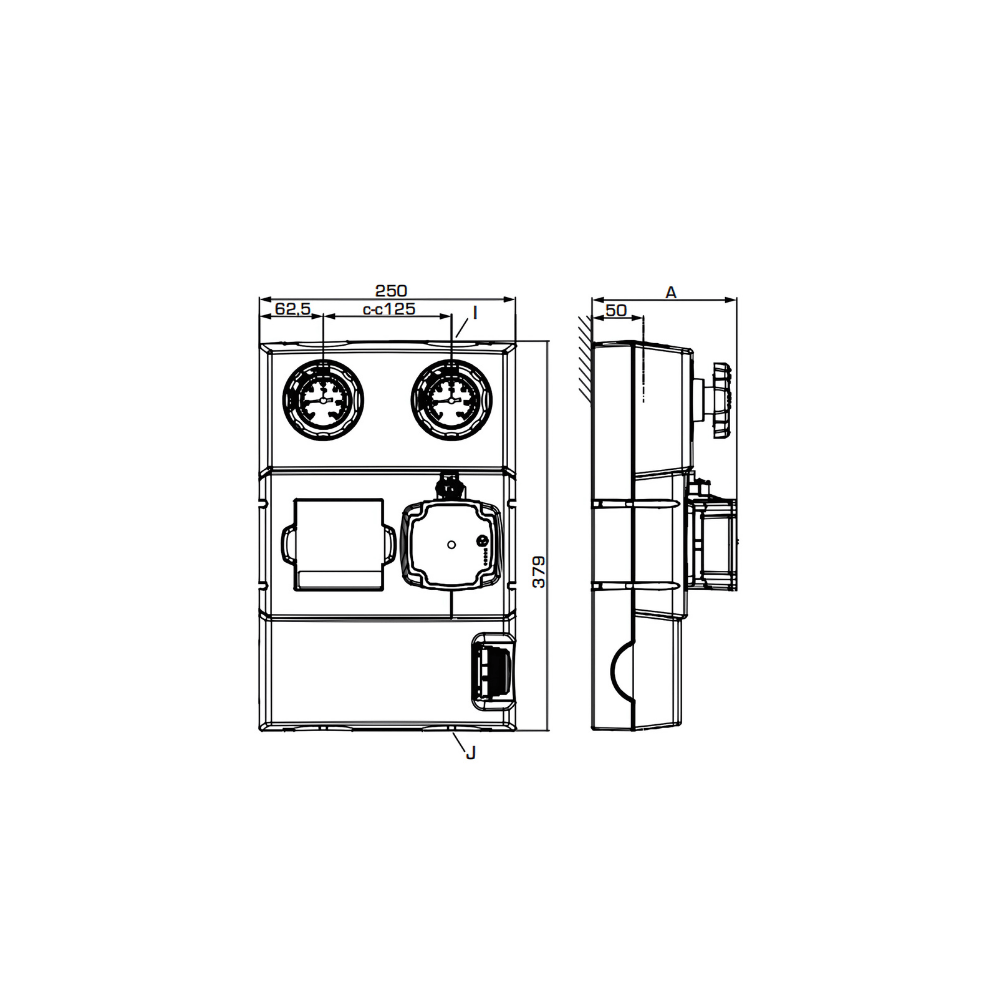 ESBE GFA212 DN32 Grundfos UPM3 AUTO 25-70 Pump Group (61021400) - Image 2