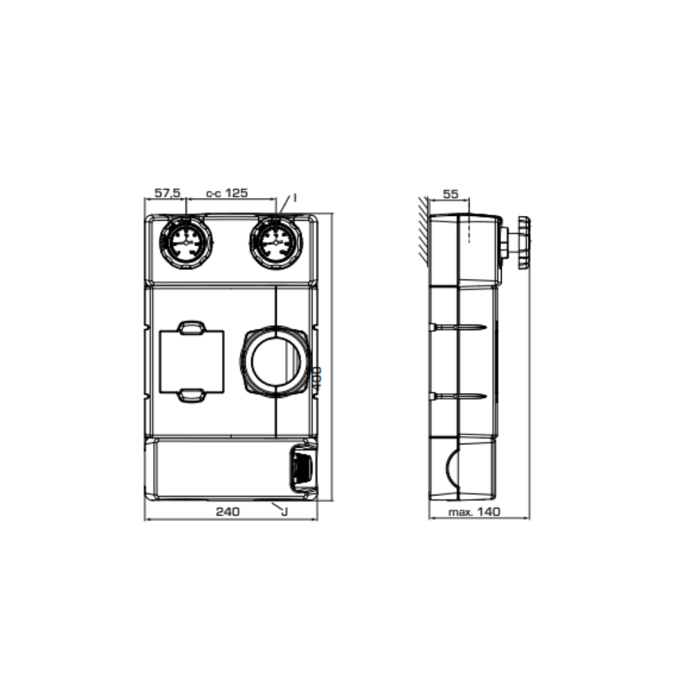 ESBE GFF111 DN25 Fixed Temperature Pump Group (61220100) - Image 2