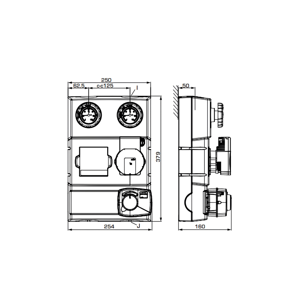 ESBE GRC241 DN25 Wilo PARA STG 25/8 Pump Group (61044500) - Image 2