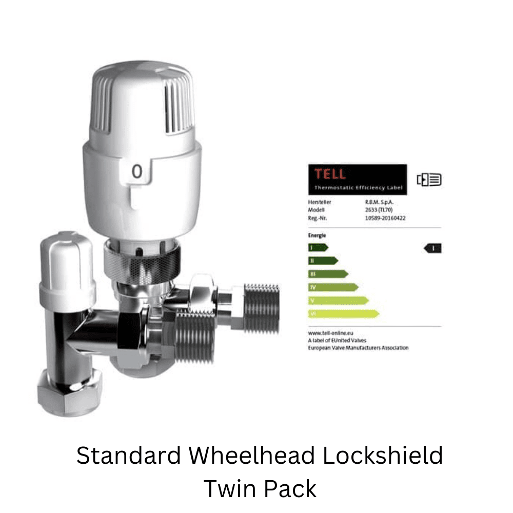 Inta i-therm+ 15mm Angled Thermostatic Radiator Valve Twin Pack (15TWINA.1)