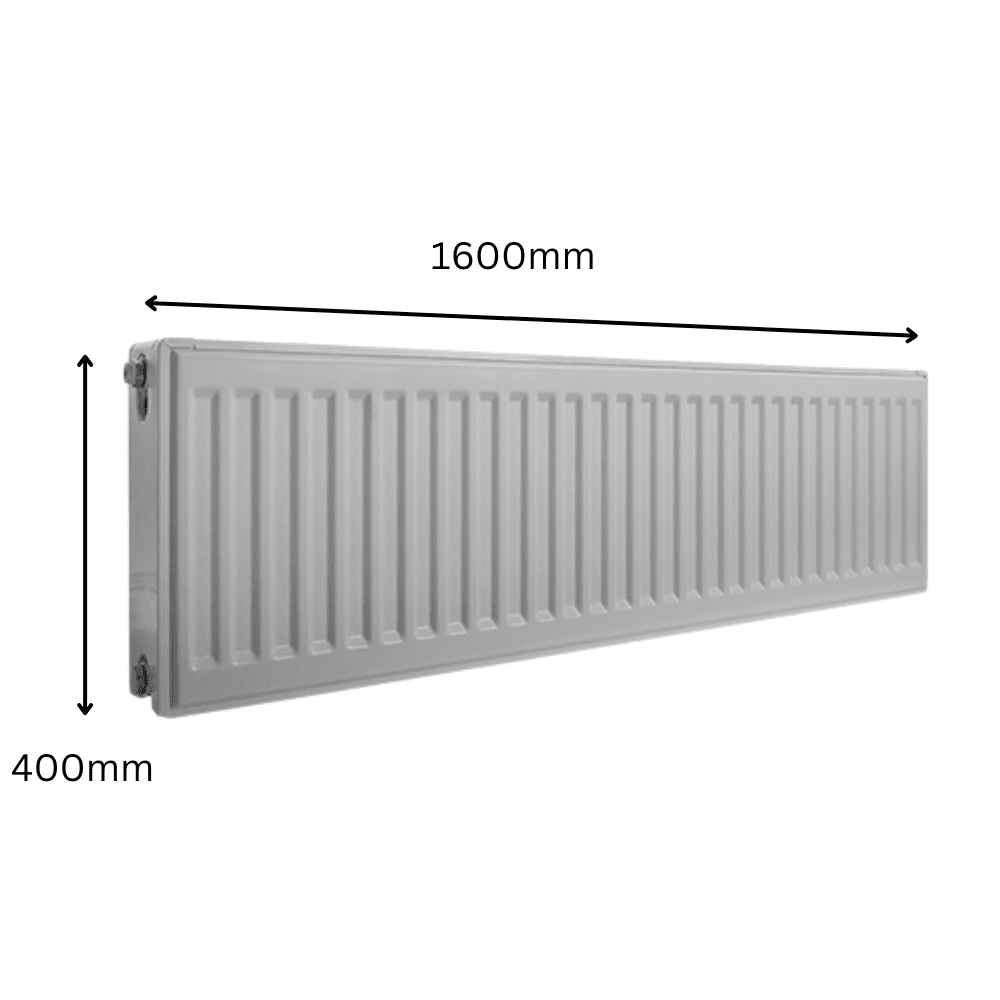 Prorad Double Panel Single Convector Radiator 400mm x 1600mm (Type 21/P+)
