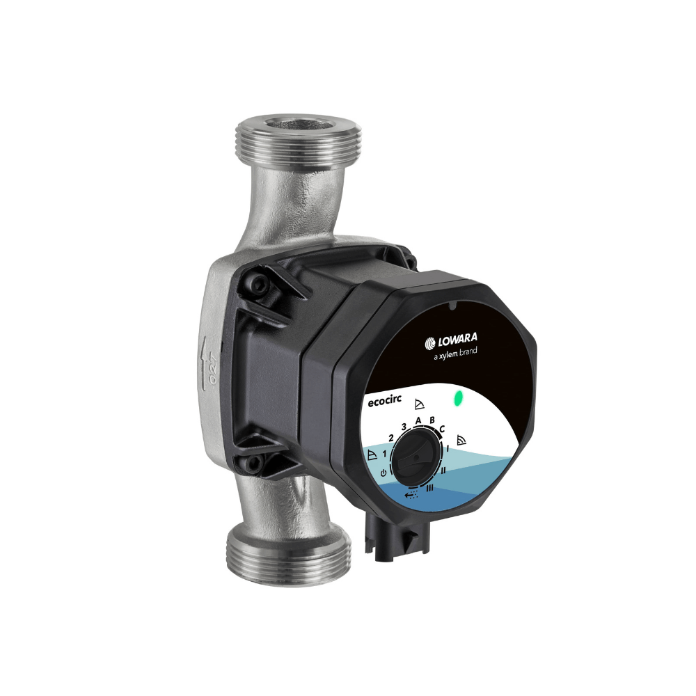 Lowara Ecocirc 130mm 6m/hd High Efficiency Hot Water Circulator (60B0L1014)