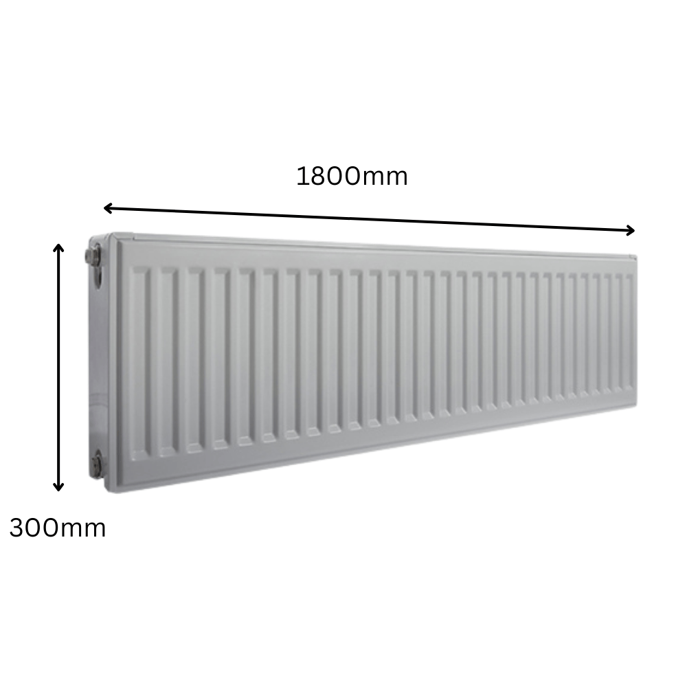 Prorad Double Convector Radiator 300mm x 1800mm (Type 22/K2)