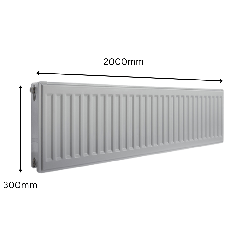 Prorad Double Convector Radiator 300mm x 2000mm (Type 22/K2)