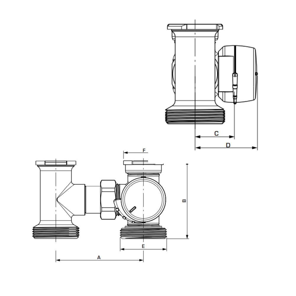ESBE VRH139 Mixing Valve DN20 2.5 Kvs (11720100) - Image 2