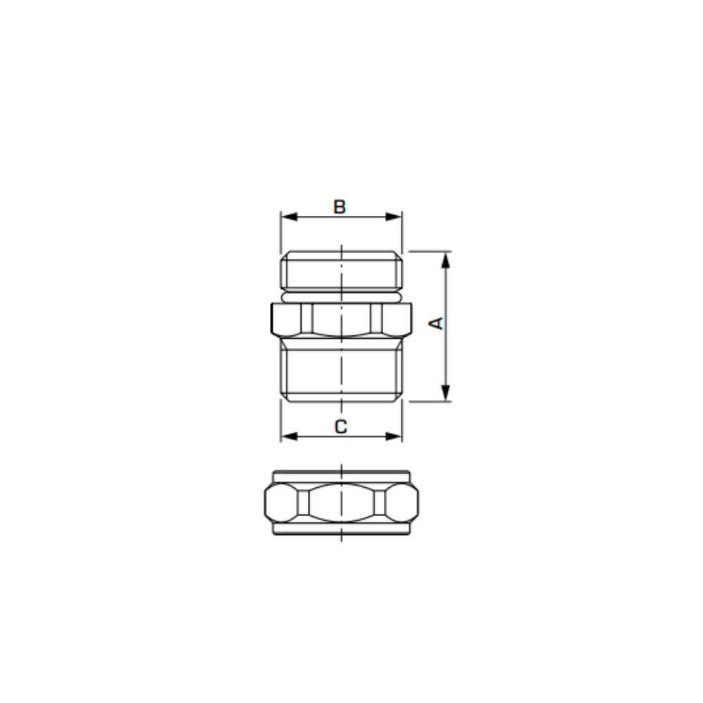 ESBE VDA102 PN16 G1/2 DN15 Draining Valve (36200100) - Image 2