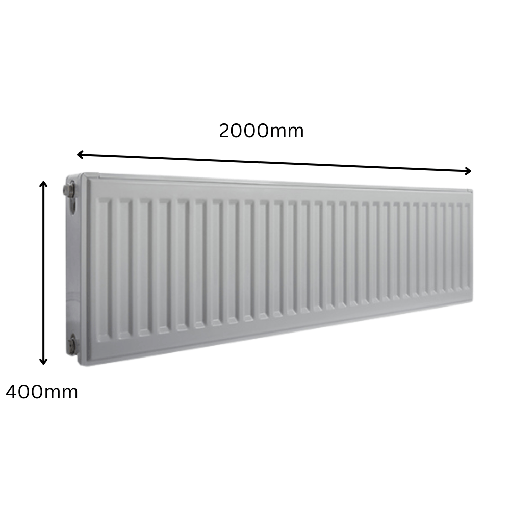Prorad Double Convector Radiator 400mm x 2000mm (Type 22/K2)