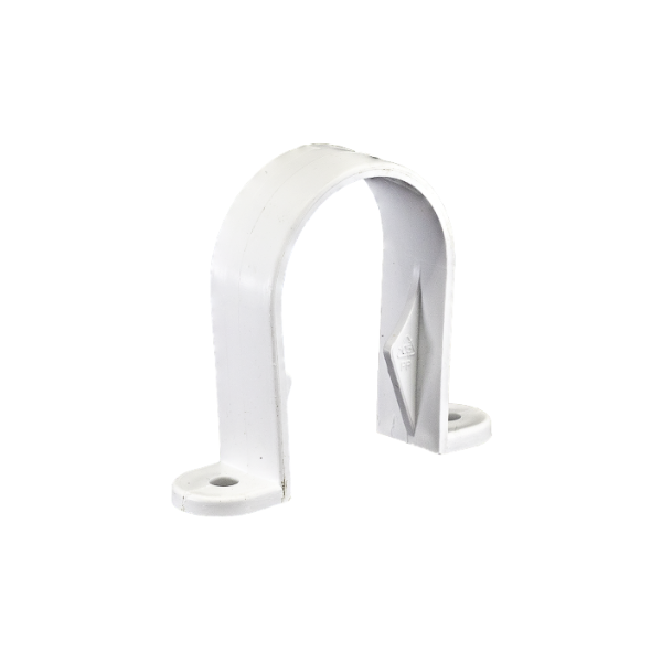 40mm Solvent Weld Clip 1 1/2" White