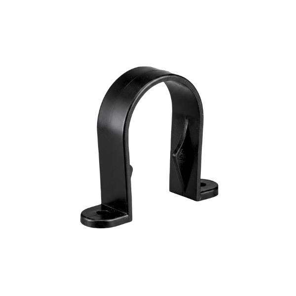 40mm Solvent Weld Clip 1 1/2" Black