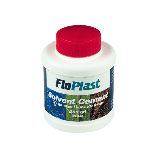 Floplast solvent cement BS6209 250ml